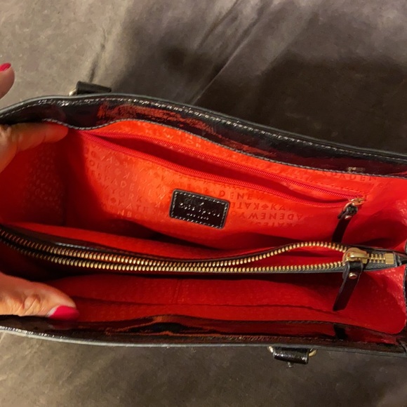 Kate Spade Zebra Print Patent Leather Tote - Picture 4 of 10